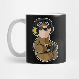 Video Games Nerd Sloth Gaming - Gamer Gift Mug